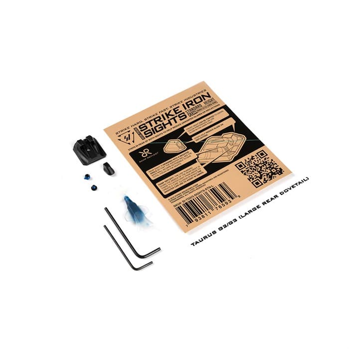 Strike Industries Iron Sights for Taurus G2 G3 Large Rear Standard Height Set