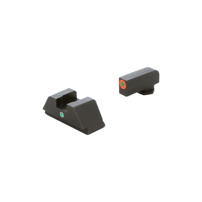 AmeriGlo i-DOT Sight Set Glock 42 43 43X 48 Tritium Square Notch