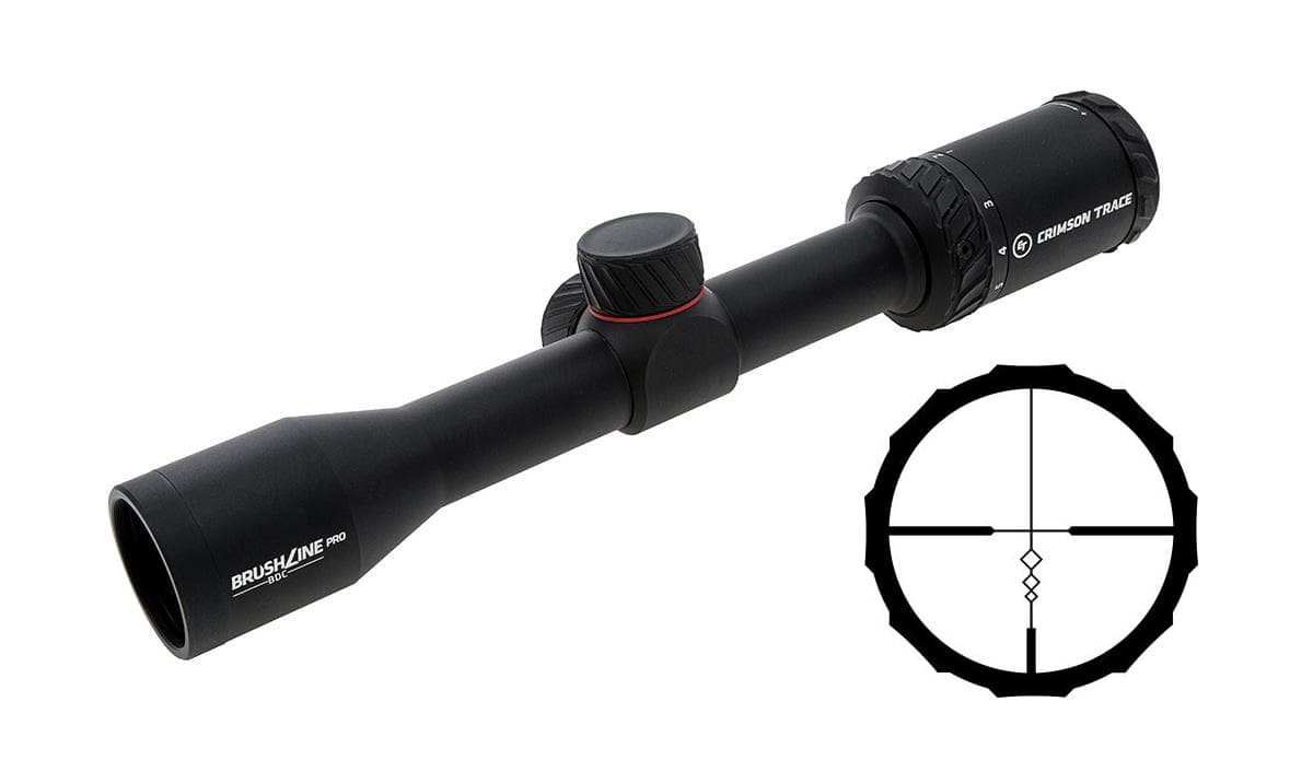 Crimson Trace Brushline Pro Riflescope 2-7x32 BDC Pro Reticle 1in Mount