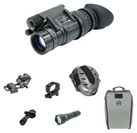 Armasight PVS-14 Night Vision Helmet Kit Gen 3 Pinnacle Monocular TW Helmet G95 Mount