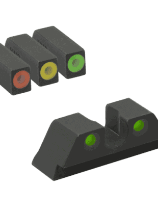 Meprolight HyperBright Yellow Ring Front Green Rear Sights for Hk VP9 SFP9
