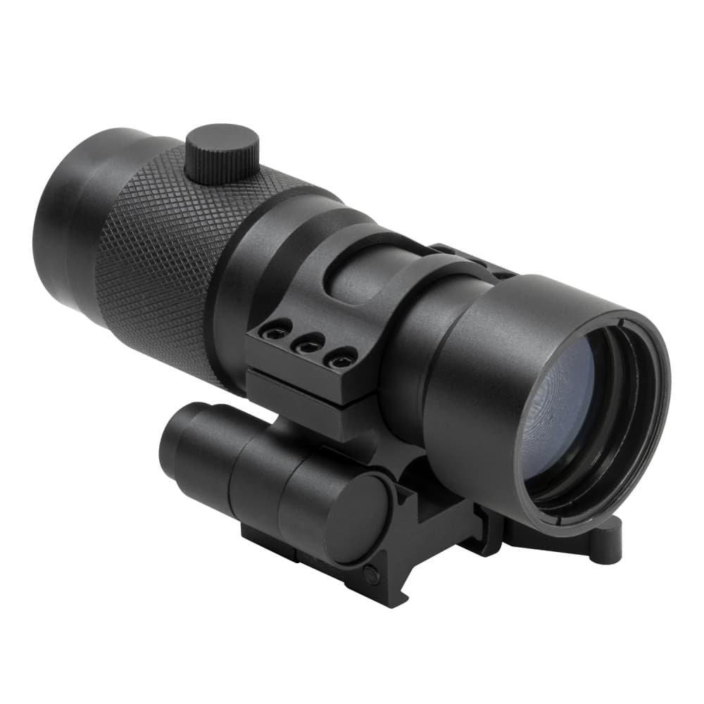 Ncstar 3x Magnifier Flip to Side QR Mount Picatinny AR Optics Height 1.5in
