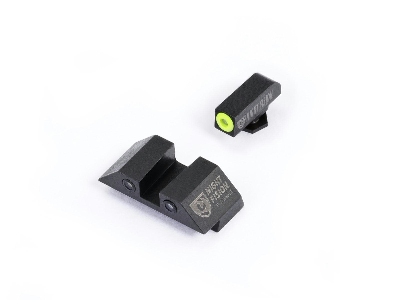 Night Fision Glock Tritium Night Sight Set Yellow Front Square Notch Rear Fits Glock 42 43