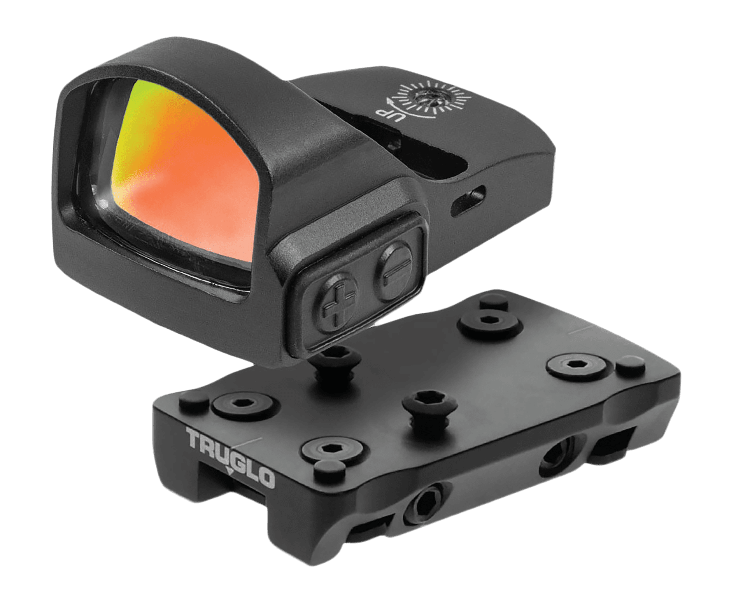 Truglo Trutec Micro RedDot 23mm 3MoA for Handheld Pistols Carbines Unlimited Eye Relief
