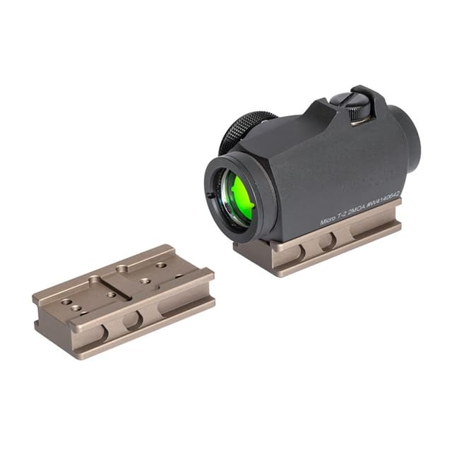 Badger Ordnance MICRO SIGHT MOUNT Aimpoint T1 T2 Tan Picatinny 1 Piece Aluminum