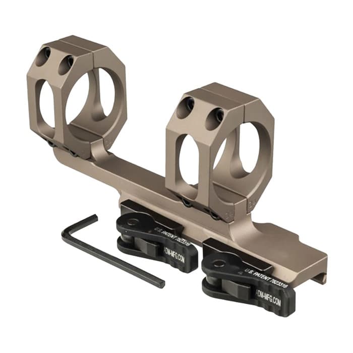 American Defense Manufacturing 30mm 0 MOA 2 in Cantilever Mount Flat Dark Earth