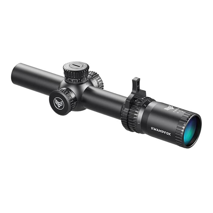 Swamp Fox Tomahawk LPVO Rifle Scope 1-8x24 30mm Guerrilla Dot BDC SFP IR