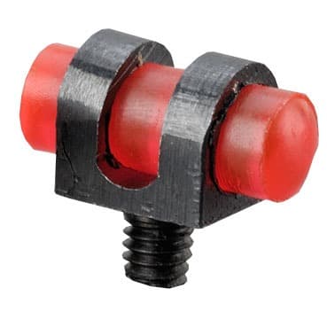 Carlson Red 3-56 Thread Fiber Optic Front Sight for Universal Shotguns