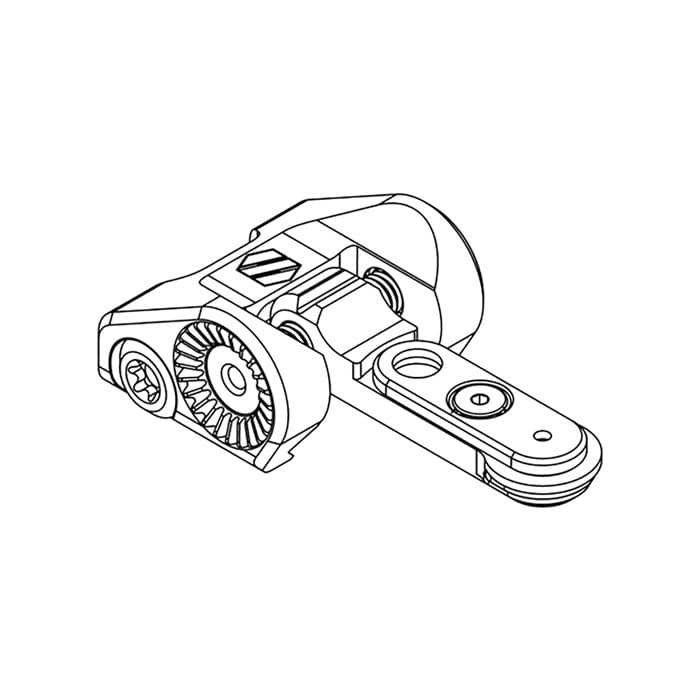 Scalarworks Peak02 Folding Iron Rear Sight AR15 A2 Height