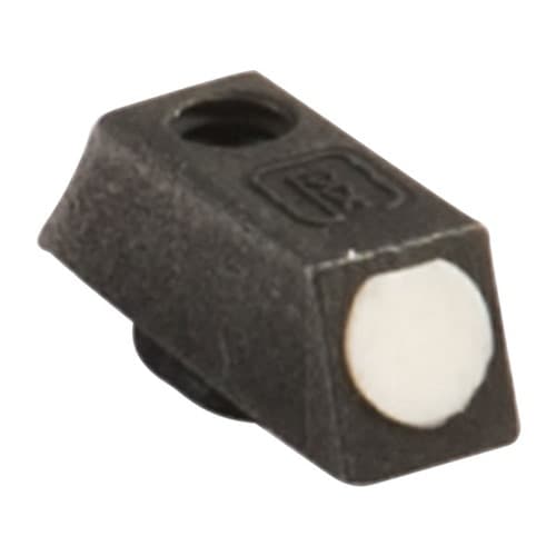 Glock Steel Front Sight Screw On .165 Height .150 Width White Dot