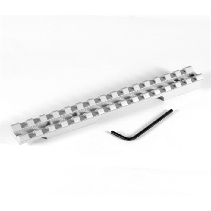 EGW Scope Base Rem 700 SA Mil Std 1913 Picatinny Aluminum Silver Matte 0.90x3.55x8.90 Rem 722 40X