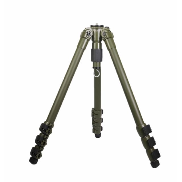 Hog Saddle Piglite Carbon Fiber Shooting Tripod Od Green 8 in to 53.5 in 24 lbs