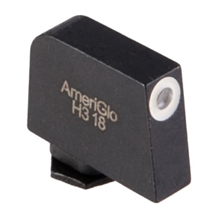 AmeriGlo Glock Front Sight Green White Outline Tritium .350 Height .125 Width
