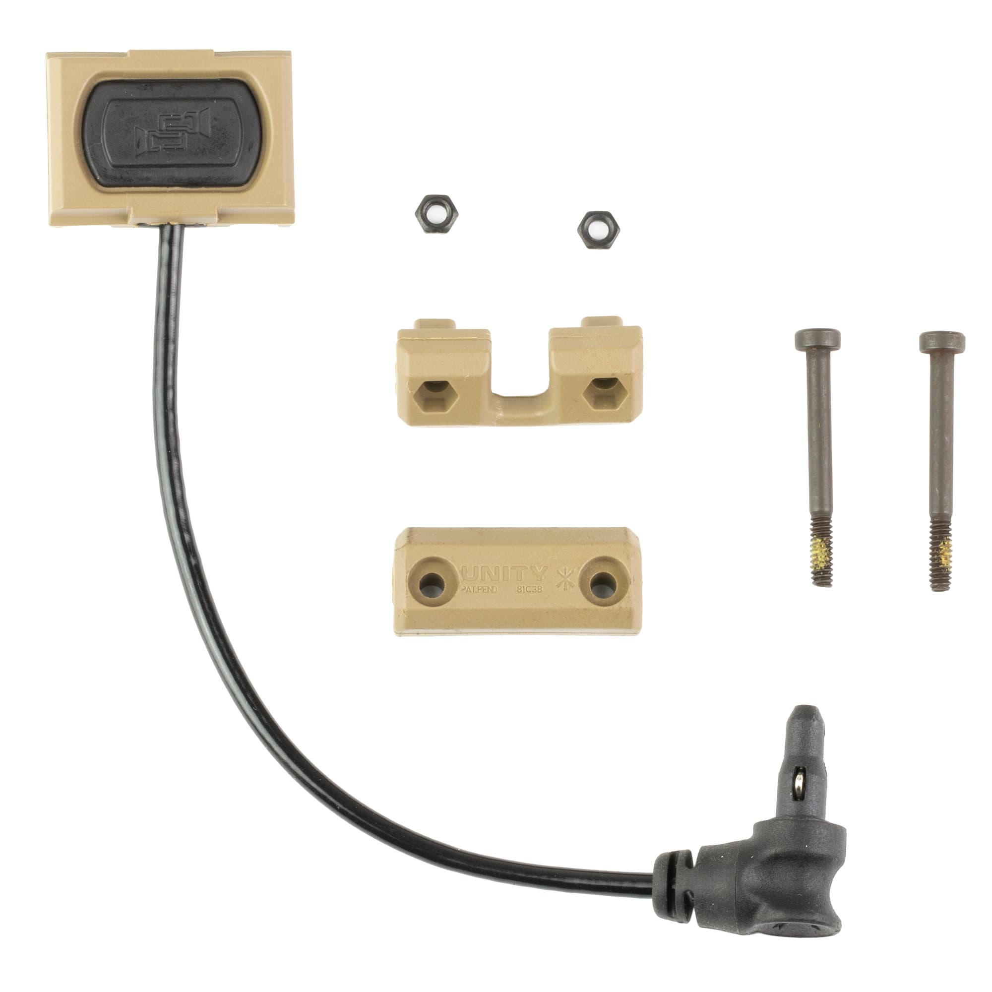 Unity Tactical ModButton Lite Remote Switch for Crane Laser 4.5in Flat Dark Earth