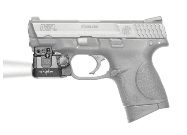 Viridian Vir Ctl Unv Sub-Cpt 140L Lgt with Strobe for Sub-Compact Firearms