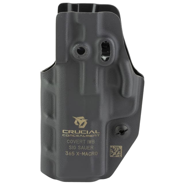 Crucial Concealment Covert IWB Holster for Sig Sauer P365 X-Macro Black Ambi