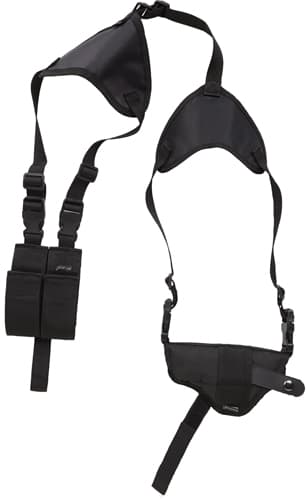 Bulldog Deluxe Shoulder Holster for Revolvers 3" - 4" Barrels Black Ambi