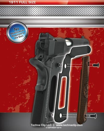 TECHNA CLIP HANDGUN RETENTION