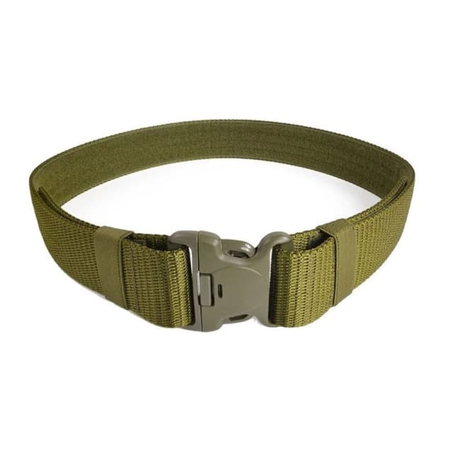 LARGE (30''-42'') MILITARY WEB BELT, OLIVE DRAB