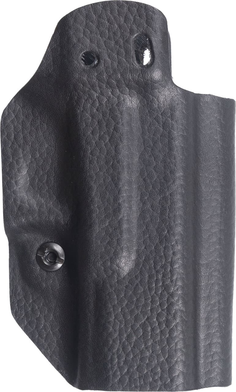Mission First Tactical Leather Hybrid IWB/OWB Holster for Glock 19/23/44/45 Black Ambi