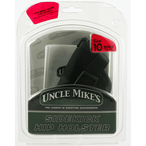 Uncle Mike's Sidekick Hip Holster for Small autos (.22 -.25 cal.) in Black