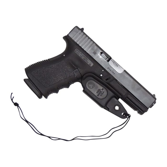 VANGUARD 2 HOLSTER W/LANYARD-GLOCK GEN 3 & 4-BLACK