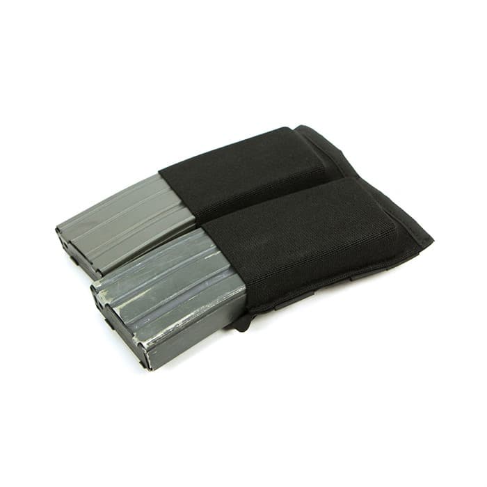 DOUBLE M4 MAGAZINE POUCH MOLLE MOUNT BLACK