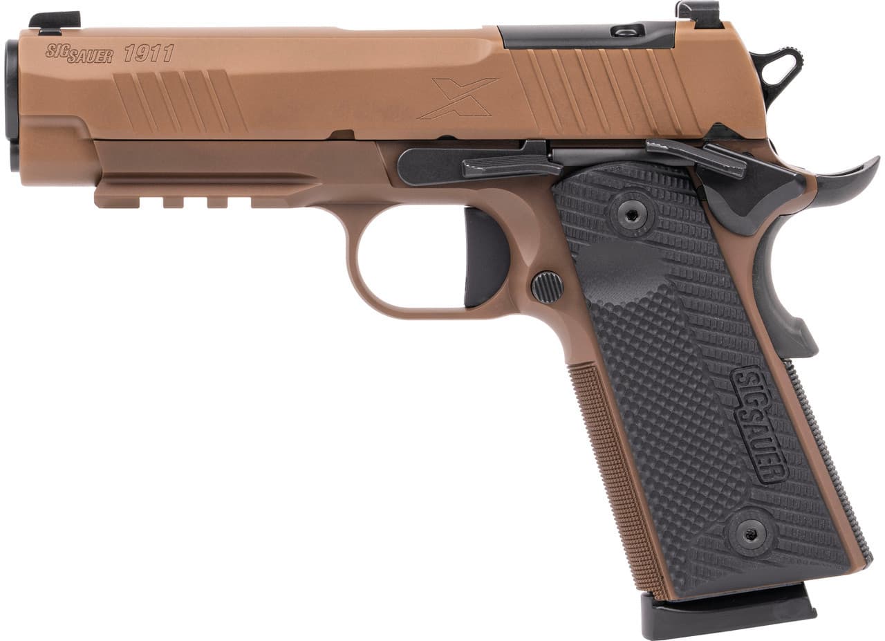 Sig Sauer 1911 XCarry 45 Acp 4.25 in 8+1 Coyote Finish Stainless Slide