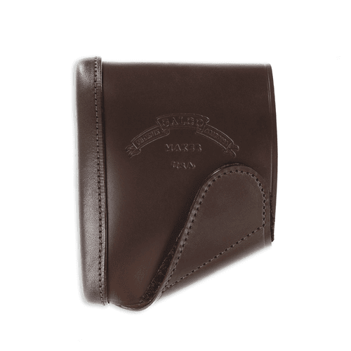 Galco Recoil Pad Latigo Leather 1/2in Gel Pad Velcro Low Profile Pistol Butt