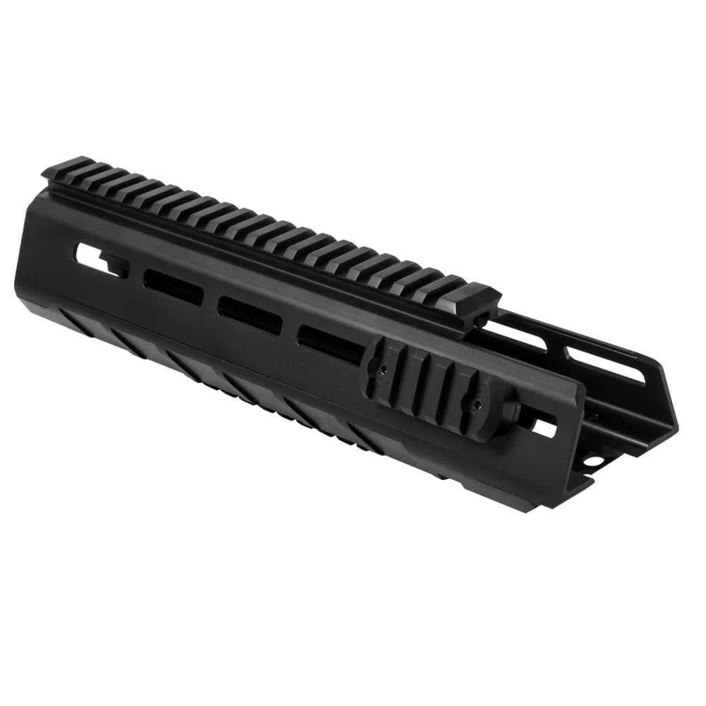 Ncstar Ar15 Triangle Mlok Handguard Mid Length with Mlok Side Bottom Rails
