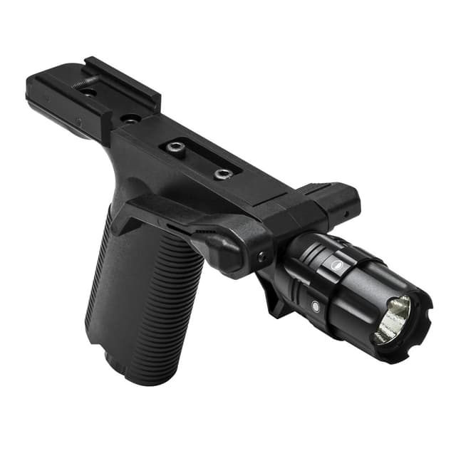 Ncstar Vert Grip with Strobe Flashlight Picatinny Ambidextrous Controls