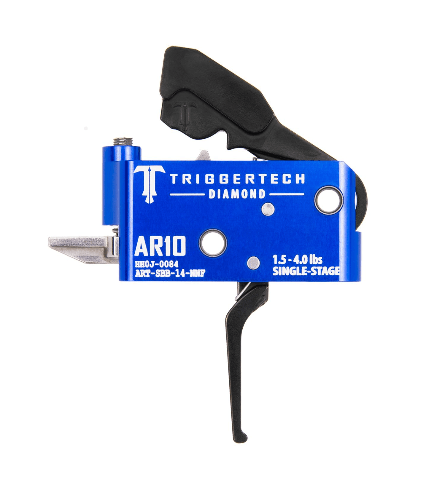 Trigger Tech AR10 Single-Stage Diamond Trigger 440C Stainless Steel Components