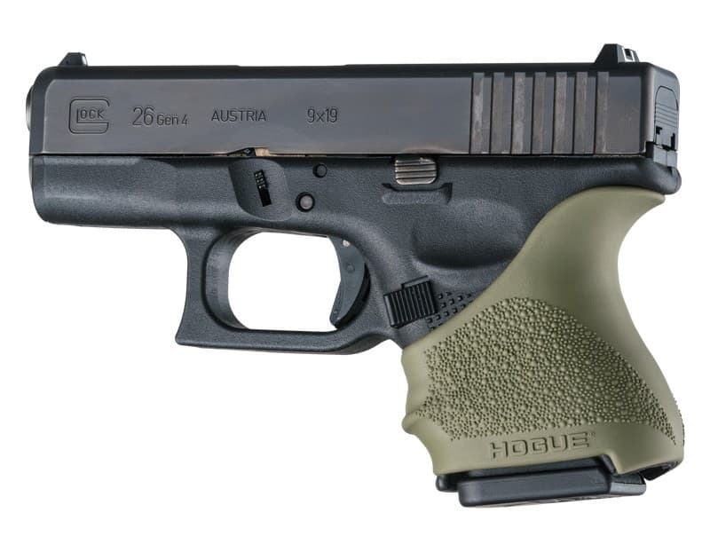 Hogue Handall Beavertail Grip Sleeve for Handgun Finger Groove Slim Grip