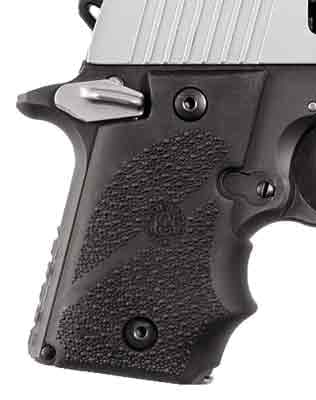 Hogue SIG Sauer P238 Ambi Safety Rubber Grip Finger Grooves Wraparound