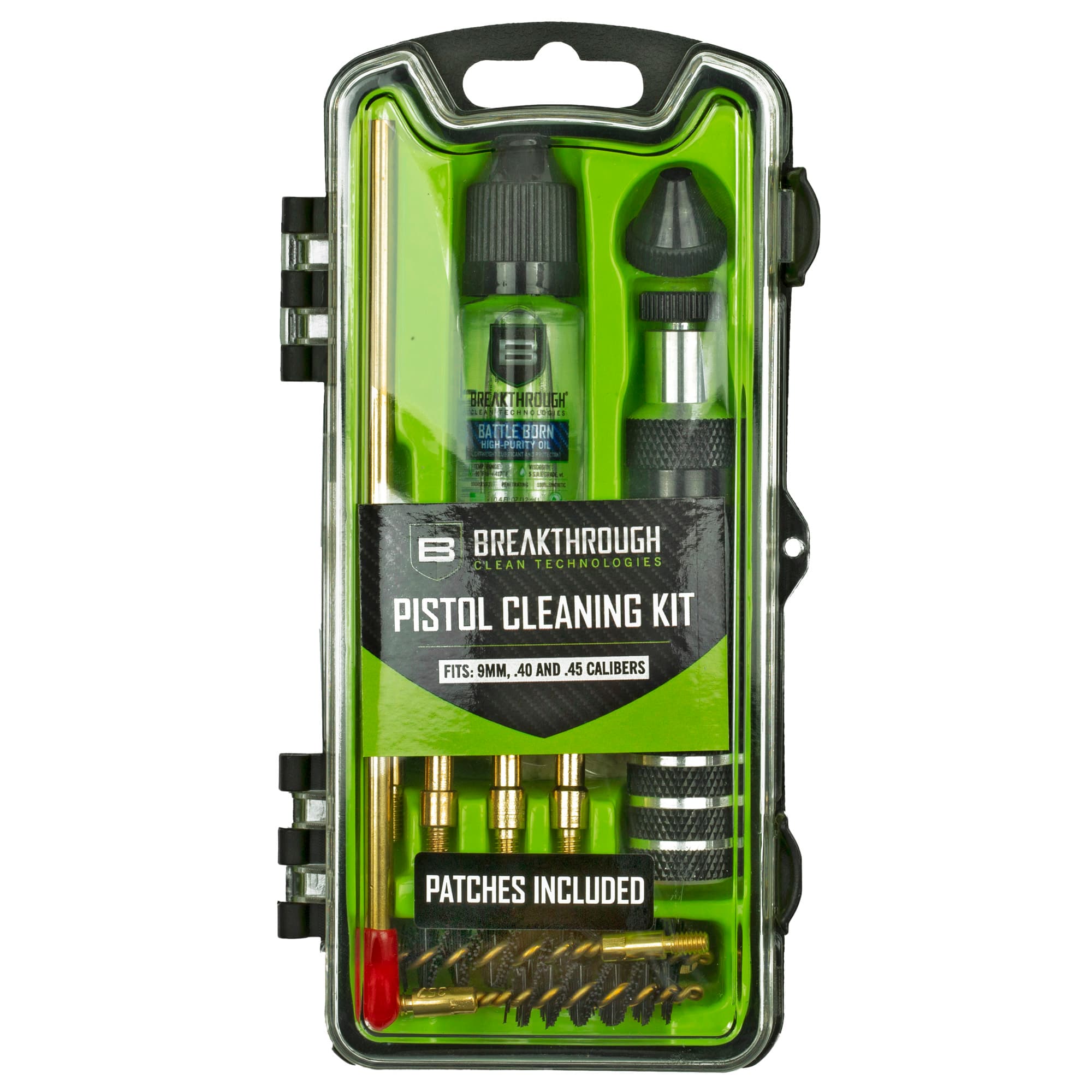 Breakthrough Clean Technologies Vision Series Handgun Cleaning Kit .357/.38/.40/.44/.45 Cal
