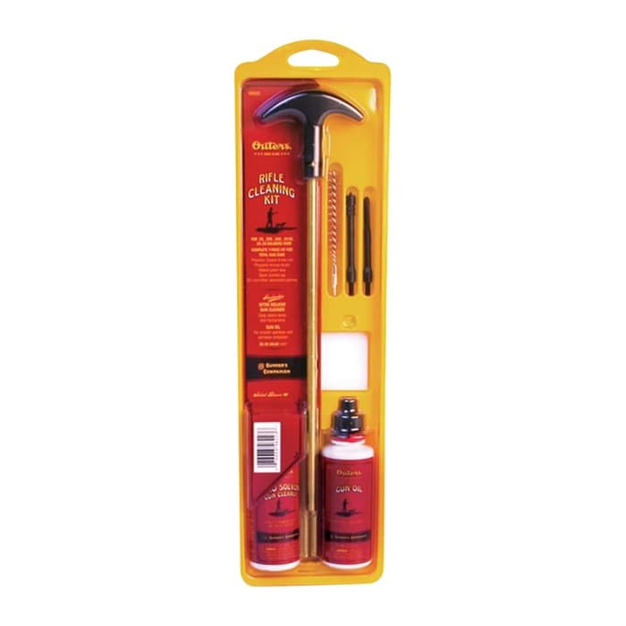 Outers Clamshell Brass Rifle Cleaning Kit - .22 cal