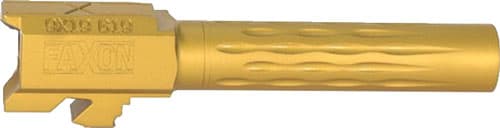 Faxon Firearms Glock 19 Barrel 9mm Stainless TiN Finish
