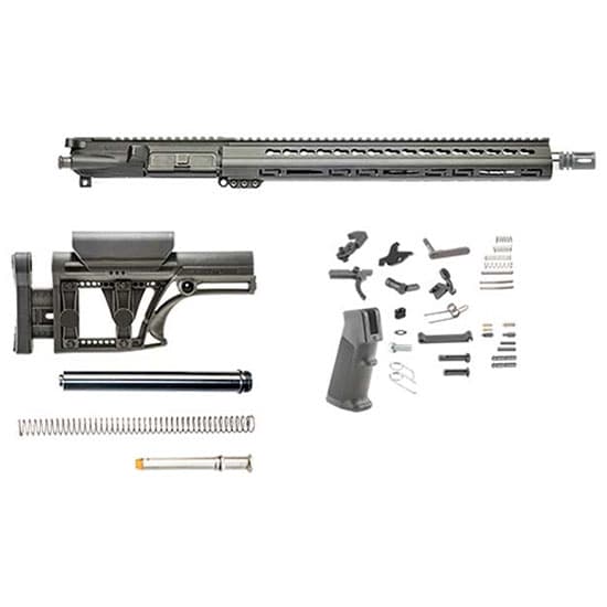Luth-Ar Rifle Kit Bull 16 W Fixed Stock 16 In Fluted Barrel Upper Handguard