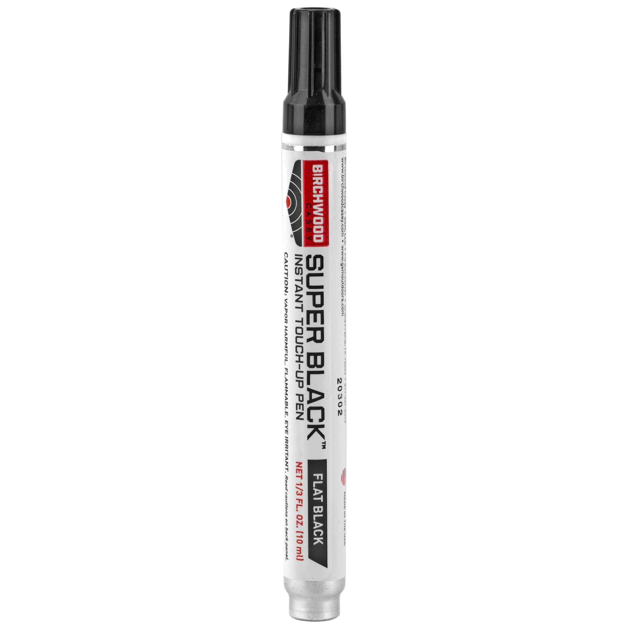 Birchwood Casey 15112 Super Black Touch-Up Pen Flat Black 1/3 oz.