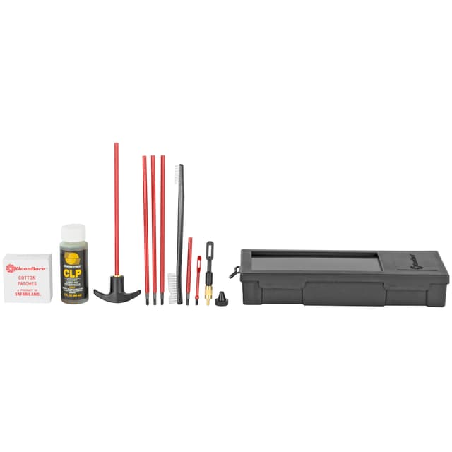 KleenBore Universal SAF-T-CLAD Cleaning Kit .22 Cal. - 12 ga Handgun Rifle Shotgun