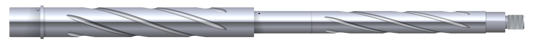 CBC Industries Spiral Cut AR15 Barrel 223 Wylde 16 Inch 1 8 Twist Stainless Heavy Contour Carbine Length