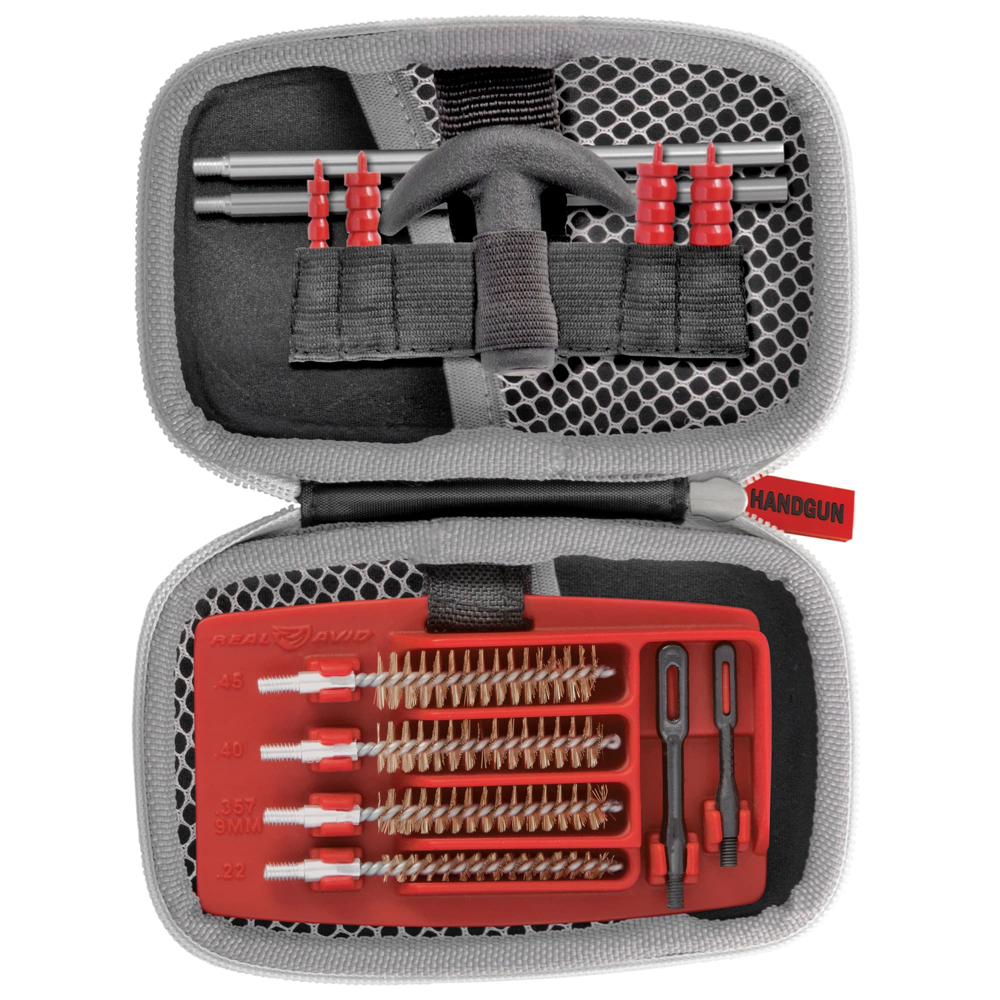 Real Avid Gun Boss Handgun Cleaning Kit .22 .357 .38 9mm .40 .45