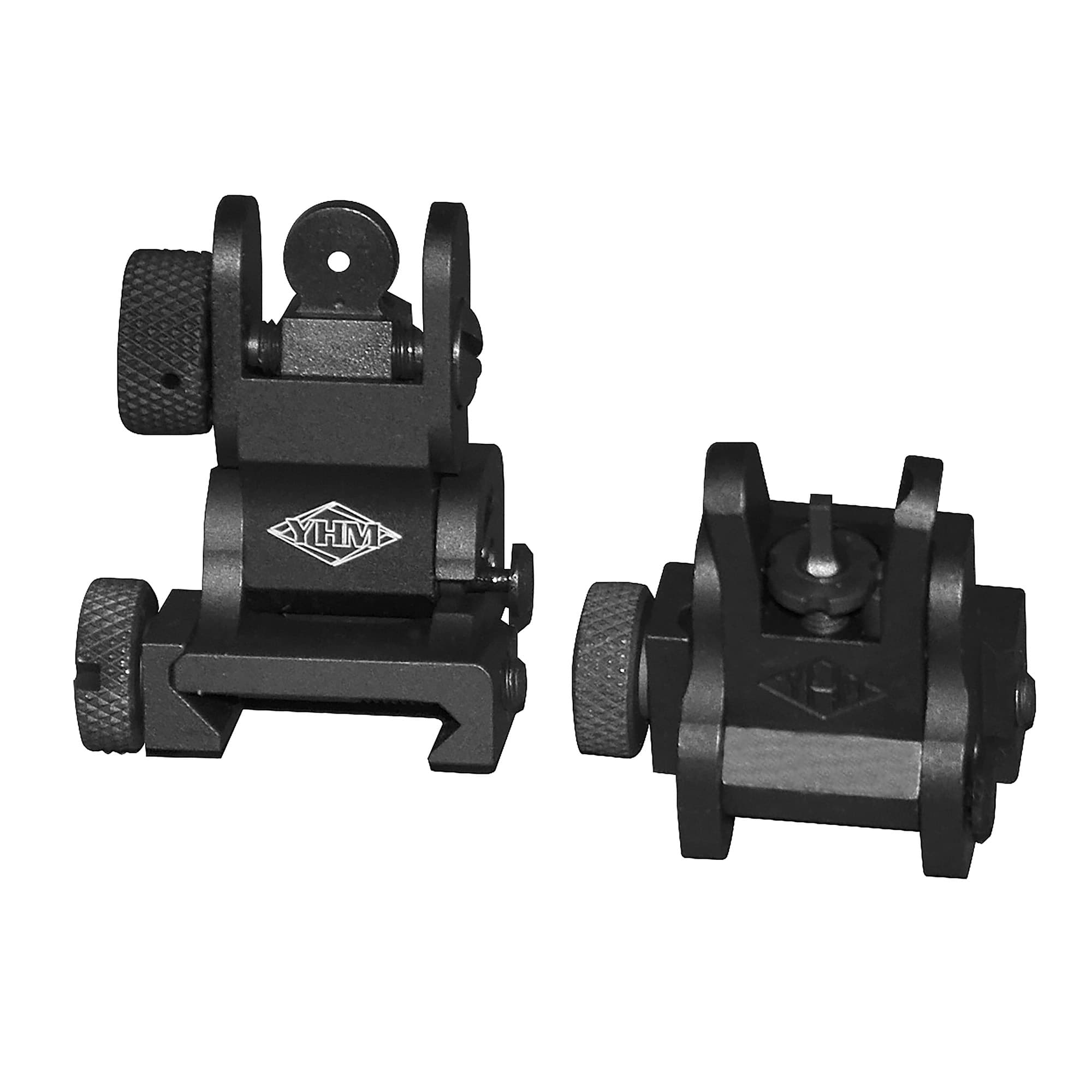 Yankee Hill Machine Flip Sight Set Picatinny Long Gun Sights Model YHM-8027