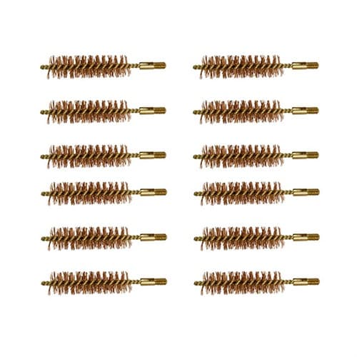 54 CALIBER DOUBLE-TUFF BRONZE RIFLE BRUSH 12 PACK