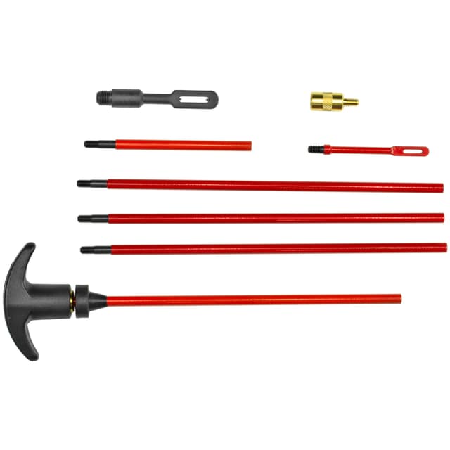 KleenBore Universal Saf-T-Clad Cleaning Rod Set .22-.45 Cal. All Gauge Handgun Rifle Shotgun Clamshell