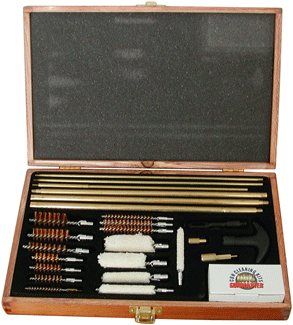 DAC Technologies Universal 35-Piece Deluxe Cleaning Kit - Wooden Case