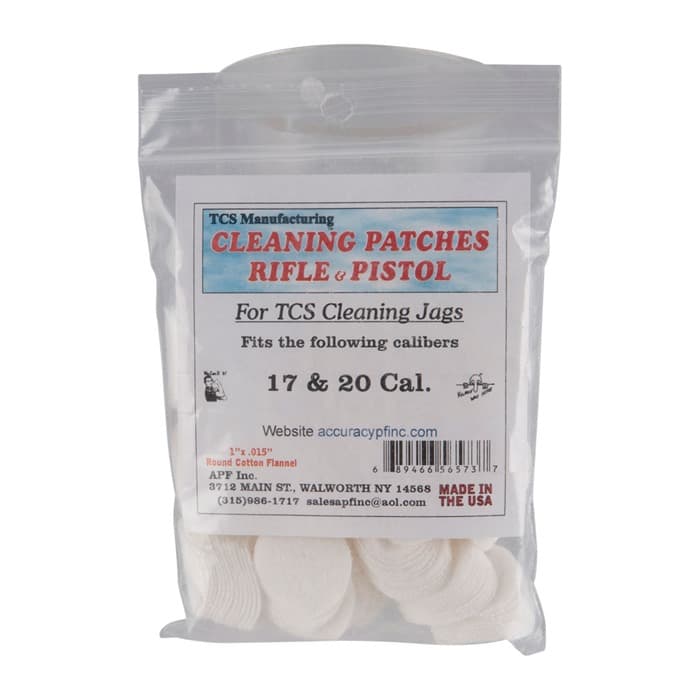 CLEANING PATCHES 17-22 CALIBER