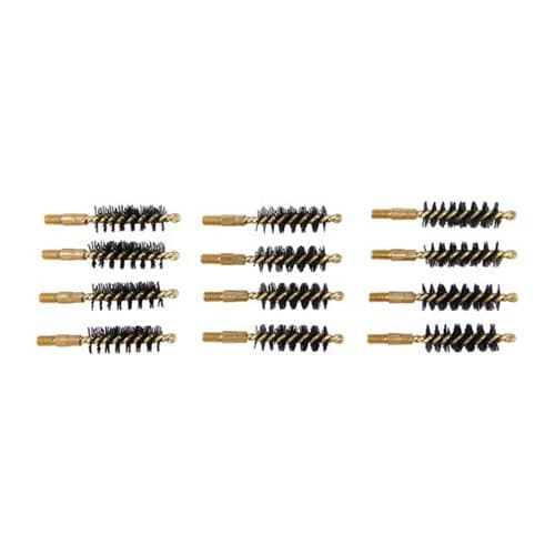 9MM, 38/357 CALIBER HEAVY WEIGHT NYLON PISTOL BRUSH 12PK
