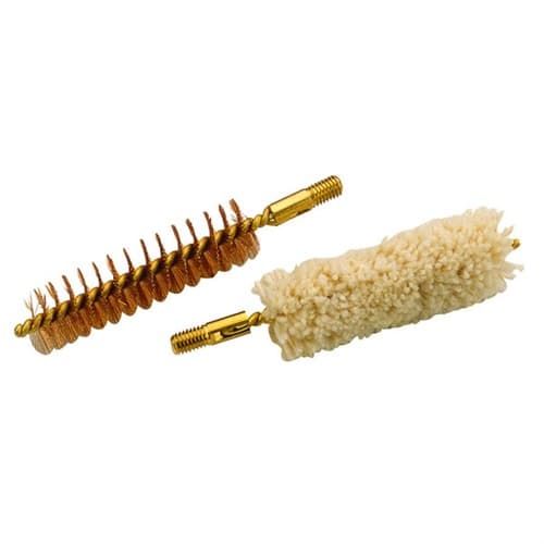 Traditions A1238 Brush/Swab Set 50 Cal 10 32 Thread Bronze Bristles 1 Set
