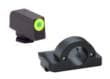 AmeriGlo Ghost Ring Night Sight Set Glock 17 19 26 Green Tritium Lime Outline